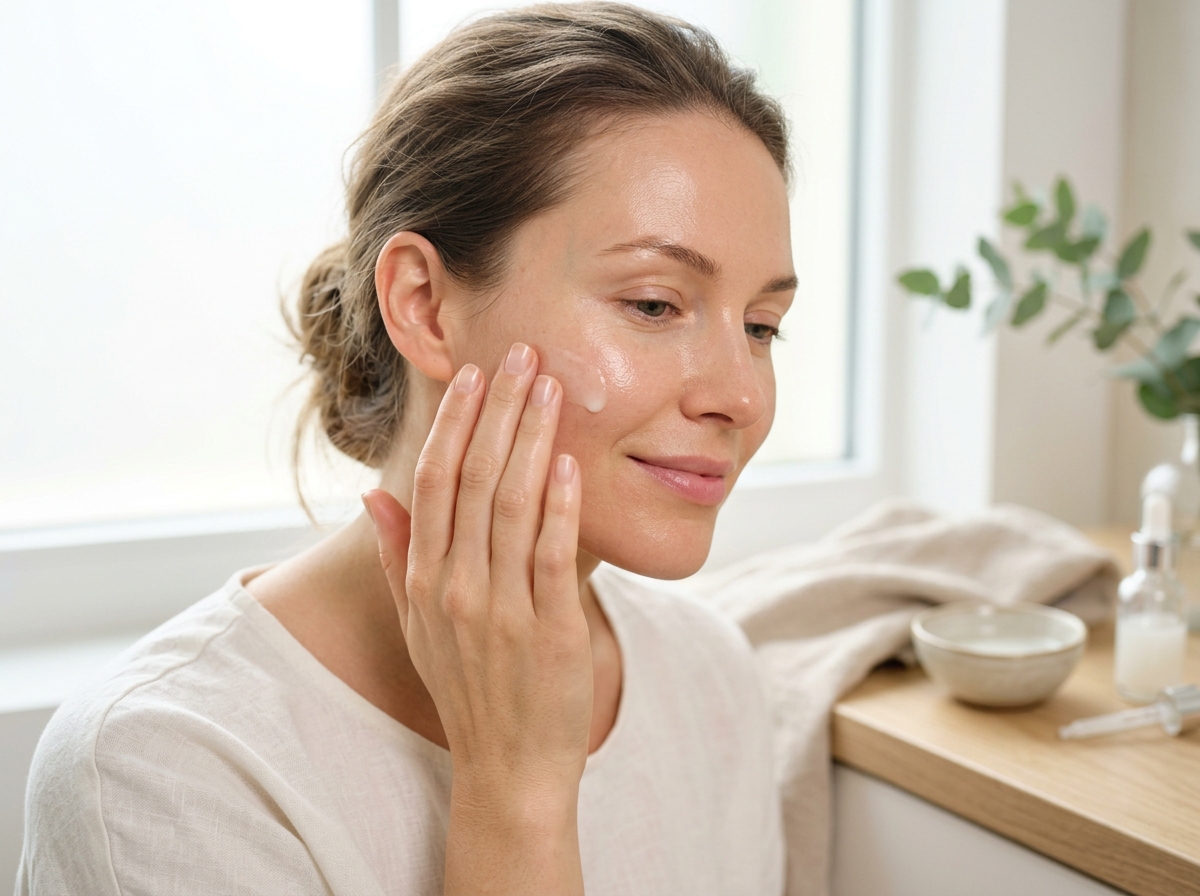 Glowing skincare habit thumbnail